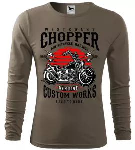 Pánské tričko Westcoast Chopper army long