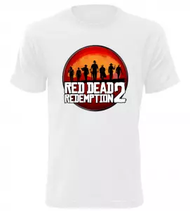 Tričko pro hráče Red Dead Redemption 2 bílé