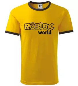 Pánské herní tričko Roblox World žluté