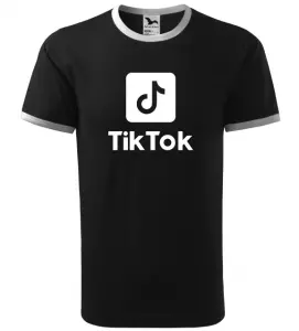 Pánské tričko Tik Tok černé