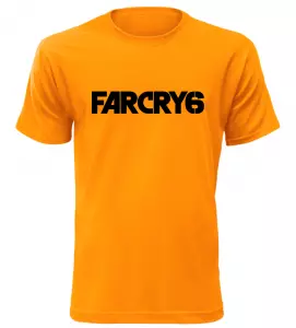 Herní tričko Far Cry 6 oranžové