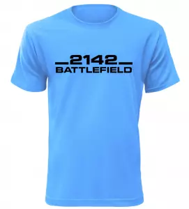 Herní tričko Battlefield 2142 azurové