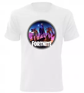 Tričko pro hráče Fortnite Ring bílé