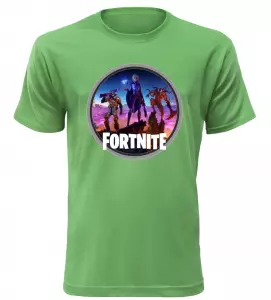 Tričko pro hráče Fortnite Ring zelené