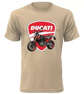 Pánské tričko Ducati Hypermotard 698 Mono pískové