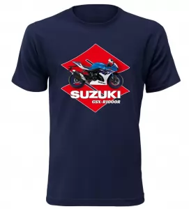 Pánské tričko s motorkou Suzuki GSX-R1000R navy