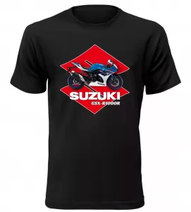 Pánské tričko s motorkou Suzuki GSX-R1000R černé