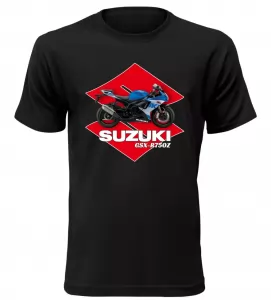 Pánské tričko s motorkou Suzuki GSX-R750Z černé 