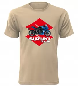 Pánské tričko Suzuki GSX-8R pískové