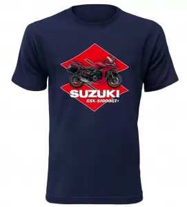 Pánské tričko s motorkou Suzuki GSX-S1000GT+ navy 