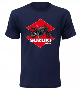 Pánské tričko Suzuki SV650 navy