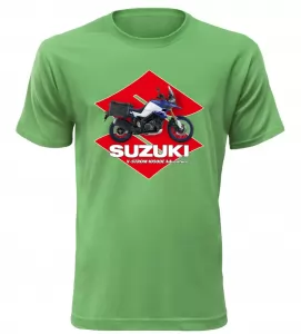 Pánské tričko Suzuki V-Storm 1050DE Adventure zelené