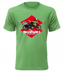 Pánské tričko Suzuki V-Storm 1050XT Adventure zelené