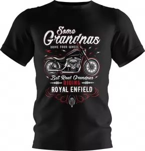 Pánské motorkářské tričko Royal Enfield Grandpa