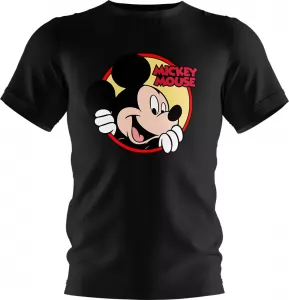 Pánské a dětské tričko Mickey Mouse černé