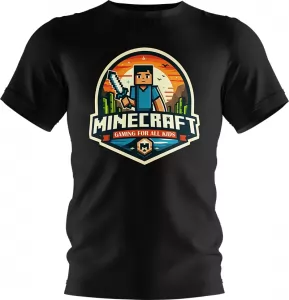 Pánské a dětské tričko Minecraft Gaming for all kids