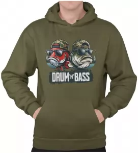 Pánská rybářská mikina Drum n Bass military