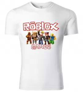 Dětské tričko Roblox Games bílé