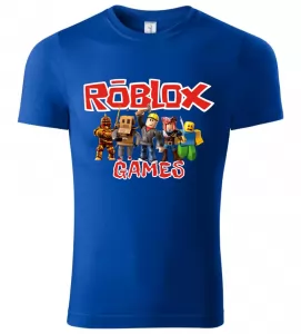 Dětské tričko Roblox Games modré