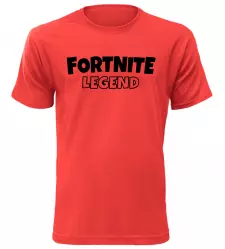 Herní tričko Fortnite Legend červené