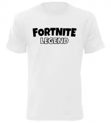 Herní tričko Fortnite Legend bílé