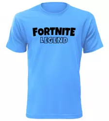 Herní tričko Fortnite Legend azurové