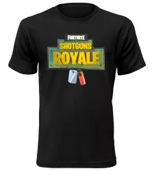 Herní tričko Fortnite Shotguns Royale černé