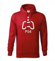 Pánská mikina cape PS4 červená