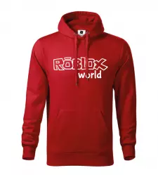 Pánská mikina cape Roblox World červená