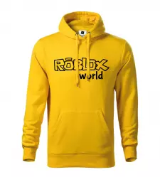 Pánská mikina cape Roblox World žlutá