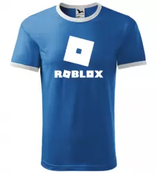 Pánské herní tričko Roblox azurové