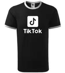 Pánské tričko Tik Tok černé