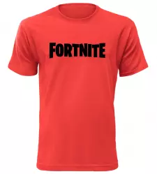 Herní tričko s nápisem Fortnite červené Akce 3XL