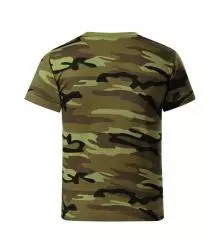 Dětské tričko CAMOUFLAGE zelená camouflage