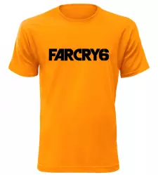 Herní tričko Far Cry 6 oranžové