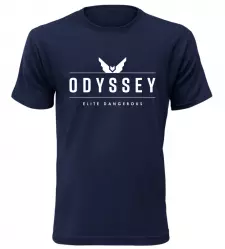 Herní tričko Elite Dangerous Odyssey navy