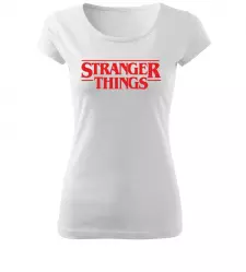 Dámské tričko Stranger Things bílé