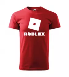 Pánské a dětské herní tričko Roblox červené