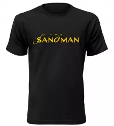 Pánské a dětské tričko Sandman černé