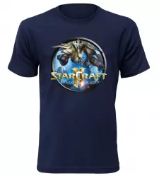 Tričko pro hráče Starcraft 2 Legacy navy