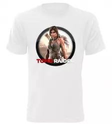 Tričko pro hráče Tomb Raider bílé