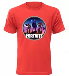 Tričko pro hráče Fortnite Ring červené