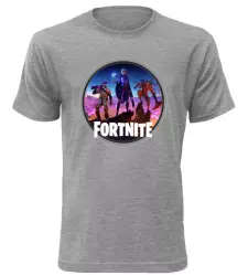 Tričko pro hráče Fortnite Ring melírové