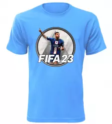 Herní tričko FIFA 2023 azurové