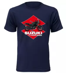 Pánské tričko s motorkou Suzuki V-Storm 1050DE navy 