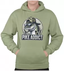 Pánská rybářská mikina Pike Addict khaki