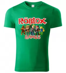 Dětské tričko Roblox Games zelené