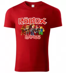 Dětské tričko Roblox Games červené