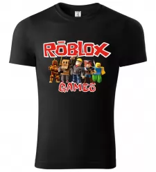 Dětské tričko Roblox Games černé