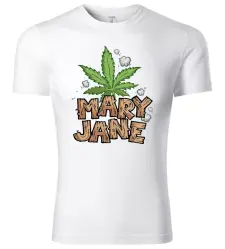 Pánské bavlněné tričko Mary Jane bílé